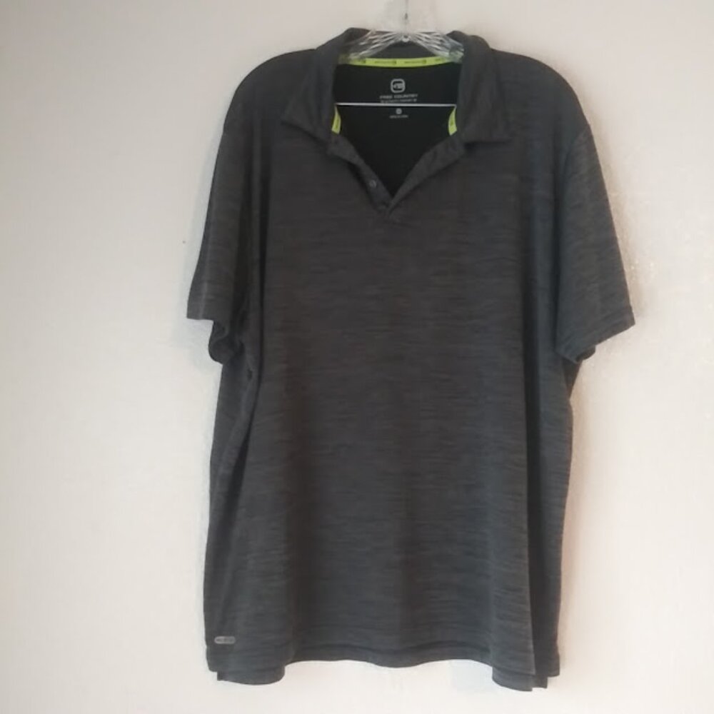 Free Country Ultimate Comfort Men's size XXL gray and black Top